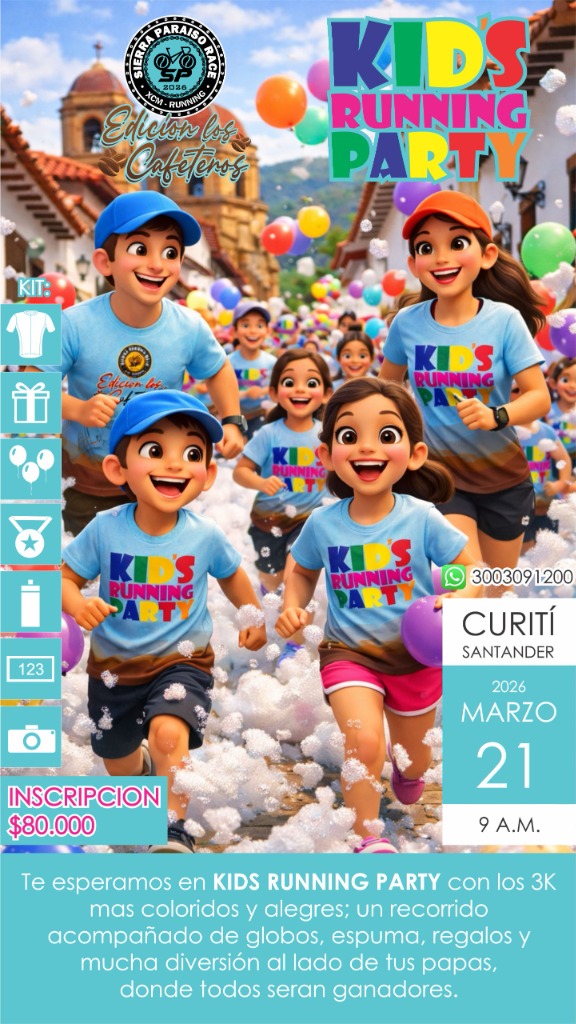 Kids Running Party